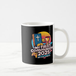 Taza De Café Mi 1er Primera Comunión 2025 Control de Videojuego