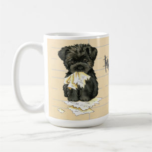 Taza De Café Mi Affenpinscher comió mi hogar