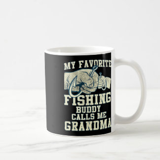 Taza De Café Mi amigo pescador favorito me llama madres de abue