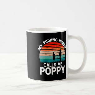 Taza De Café Mi amigo pescador me llama Gran Vintage retro de a