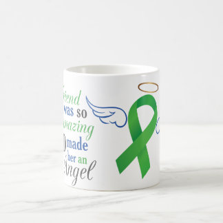 Taza De Café Mi amigo un ángel - cáncer hepático