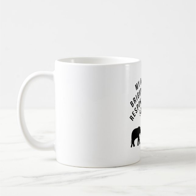 Taza De Café "Mi animal es brillante (Izquierda)