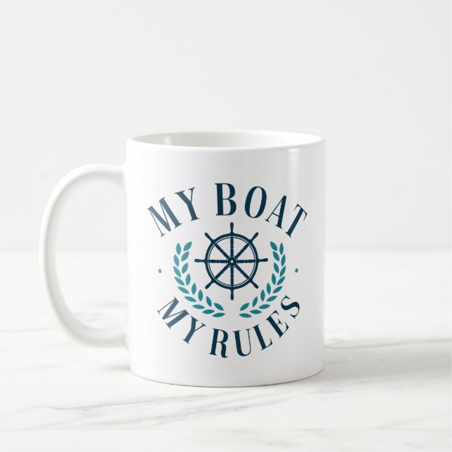 Taza De Café Mi barco mis reglas (Izquierda)