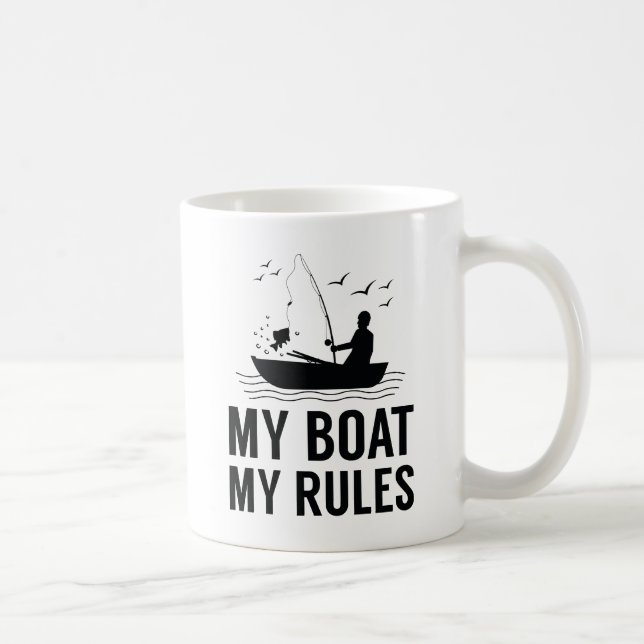 Taza De Café Mi barco mis reglas (Derecha)