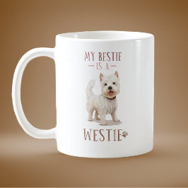Taza De Café Mi Bestie es un Westie