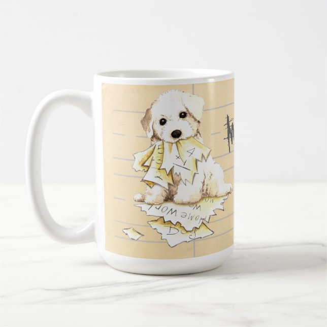 Taza De Café Mi Bichon se comió mi casa (Izquierda)
