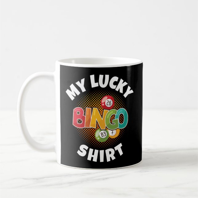 Taza De Café Mi Bingo Afortunado Para (Izquierda)