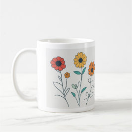 TAZA DE CAFÉ MI BOLSA DE FLORES