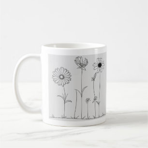TAZA DE CAFÉ MI BOLSA DE FLORES