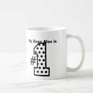 Taza De Café Mi BOSS es el número modelado B01 del número uno