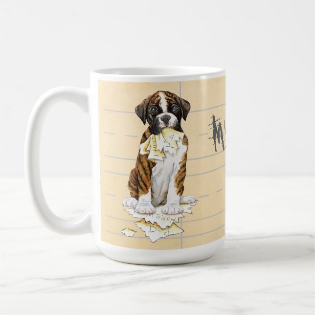 Taza De Café Mi boxer comió mi hogar (Izquierda)