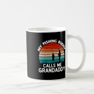 Taza De Café Mi Buda Pescador Me Llama Grandaddy Retro Vintage