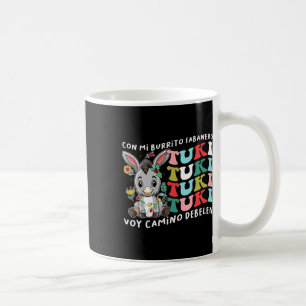 Taza De Café Mi burrito Sabanero Tuki mexicano Tuki Donkey Lati