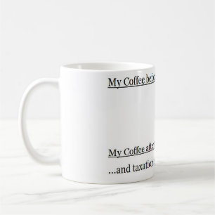 Taza De Café Mi café e impuestos