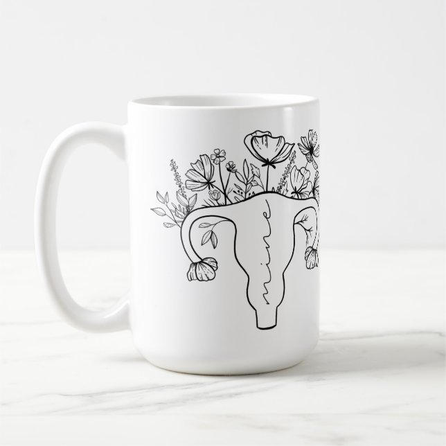Taza De Café Mi café mi útero (Izquierda)