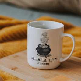 Taza De Café Mi calderón de bruja mágica potion Halloween