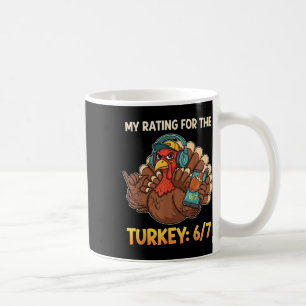 Taza De Café Mi Calificación Para El Pavo 6-7 Alpha Gen Meme 67