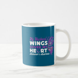 Taza De Café Mi Camiseta Apoyo Conciencia de Alzheimer Demencia