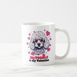 Taza De Café Mi caniche es mi perro gracioso de San Valentín