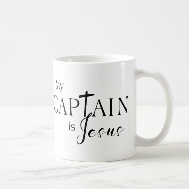 Taza De Café Mi Capitán es Jesús (Derecha)
