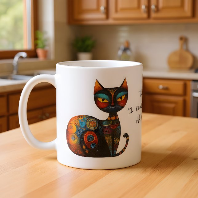 Taza De Café Mi Cara de "Tiré Algo de la Mesa" Divertida  (Subido por el creador)