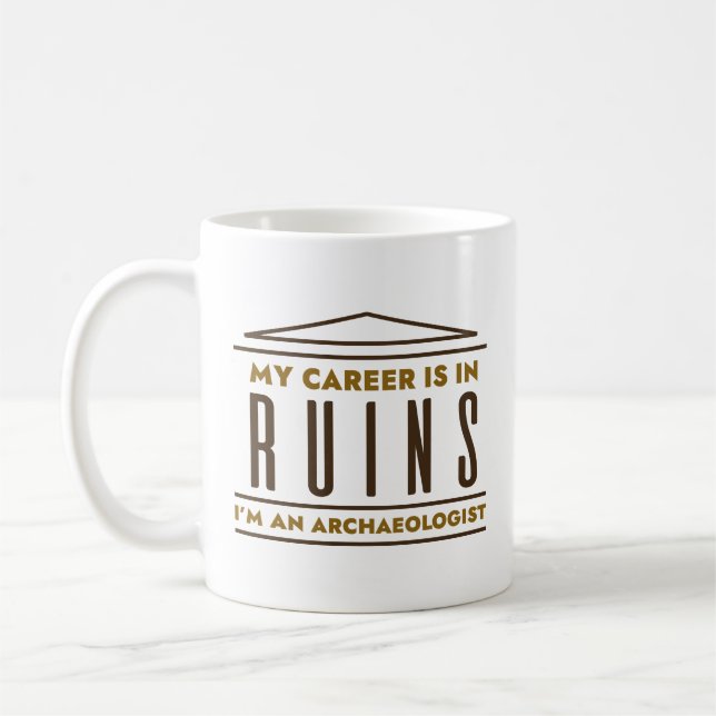 Taza De Café Mi Carrera Está En Ruinas (Izquierda)