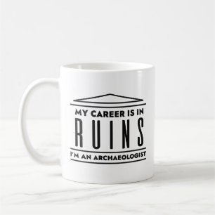 Taza De Café Mi Carrera Está En Ruinas