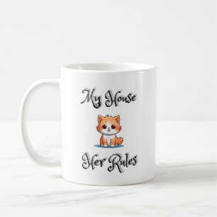 Taza De Café Mi casa Sus reglas