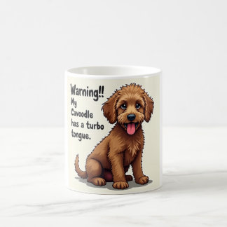 Taza De Café Mi Cavoodle Tiene Una Lengua Turbo