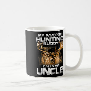 Taza De Café Mi cazador favorito me llama tío