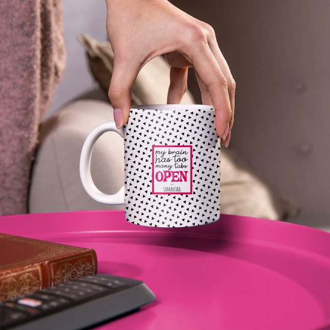 Taza De Café Mi Cerebro Tiene Demasiadas Tabletas Abiertas (Subido por el creador)
