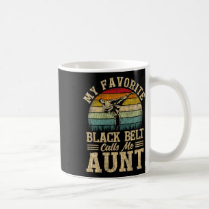 Taza De Café Mi cinturón negro favorito me llama Día de la Madr