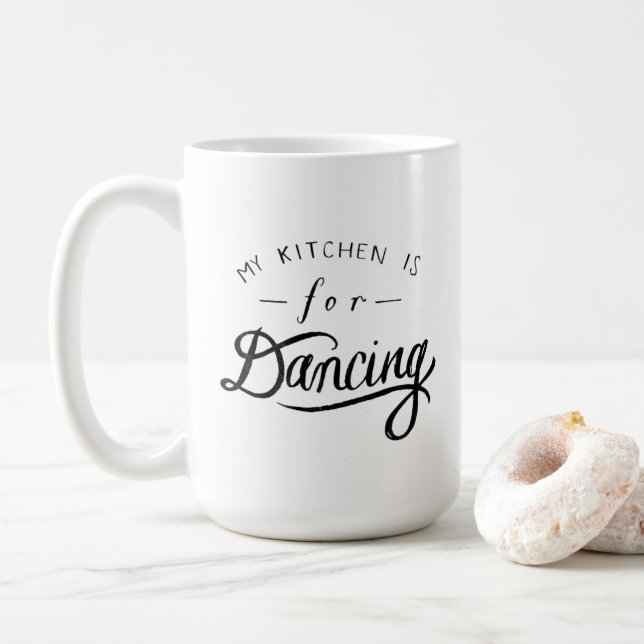 Taza De Café Mi Cocina Es Para Bailar Mug (Con donut)