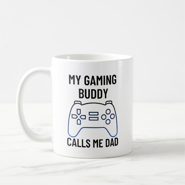 Taza De Café Mi compañero de juego me llama papá (Izquierda)