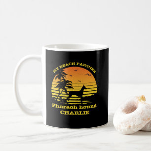 Taza De Café Mi compañero de playa Sunset Palm Tree Pharaoh hou