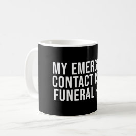 Taza De Café Mi contacto de emergencia