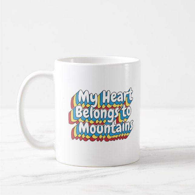 TAZA DE CAFÉ MI CORAZÓN ES DE MONTAÑA (Izquierda)