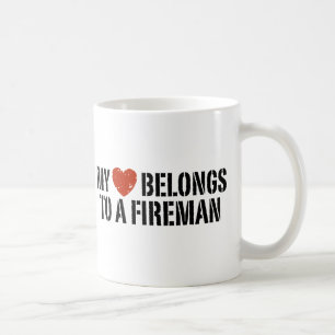 Taza De Café Mi Corazón Fuego