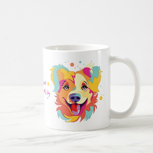 Taza De Café Mi corazón le pertenece a mi Mascota (Derecha)