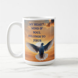 Taza De Café Mi Corazón, Mente Y Alma Pertenece A Jesús