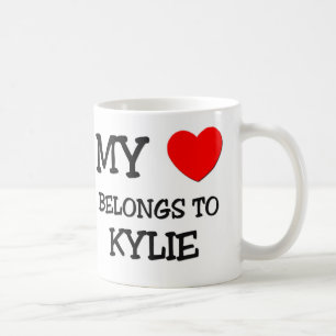 Taza De Café Mi corazón pertenece a KYLIE