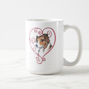 Taza De Café Mi corazón pertenece a un pastor inglés