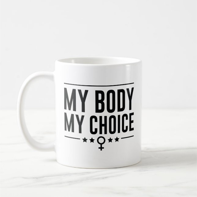 Taza De Café Mi cuerpo mi elección (Izquierda)