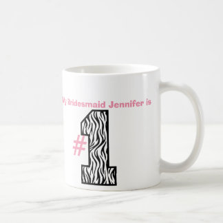 Taza De Café Mi DAMA DE HONOR es regalo conocido de encargo de