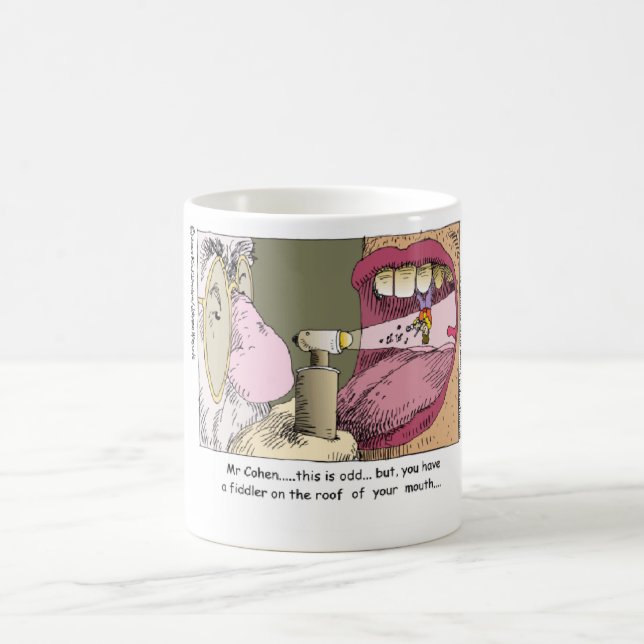 Taza De Café Mi dentista judío obsequia divertidos regalos con  (Centro)