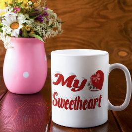 Taza De Café Mi Día de San Valentín querido