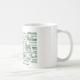 Taza De Café Mi diario del ms - wordcloud