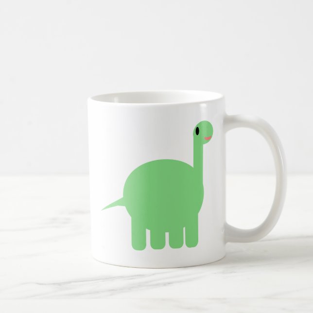 Taza De Café mi dinosaurio personalizado (Derecha)