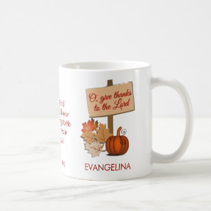 Taza De Café MI DIOS PROVEERÁ Día de Acción de Gracias Cristi