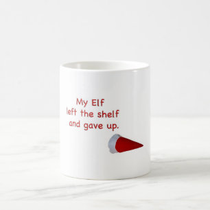 Taza De Café Mi duende salió del estante y dio para arriba